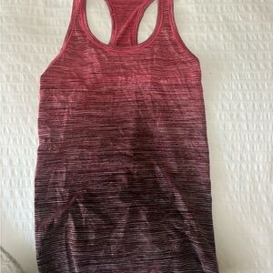 lululemon athletica Pink Ombre Tank Top